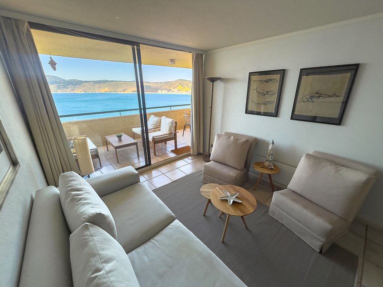 Maravilloso depto. para 5 - vista al mar