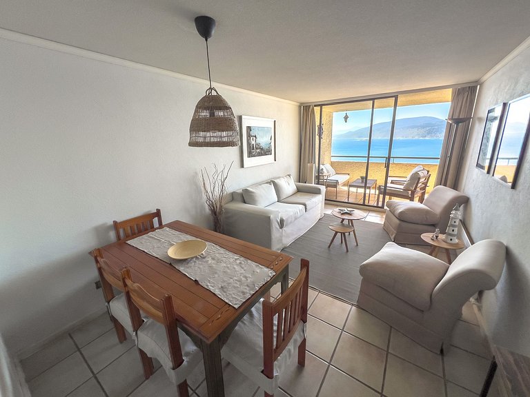 Maravilloso depto. para 5 - vista al mar