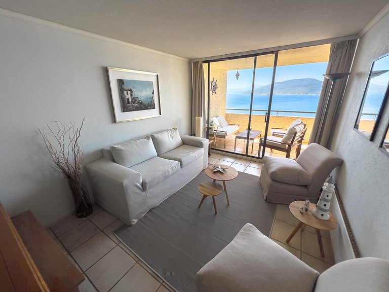 Maravilloso depto. para 5 - vista al mar