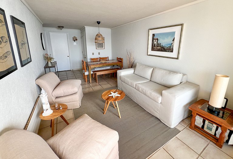 Maravilloso depto. para 5 - vista al mar