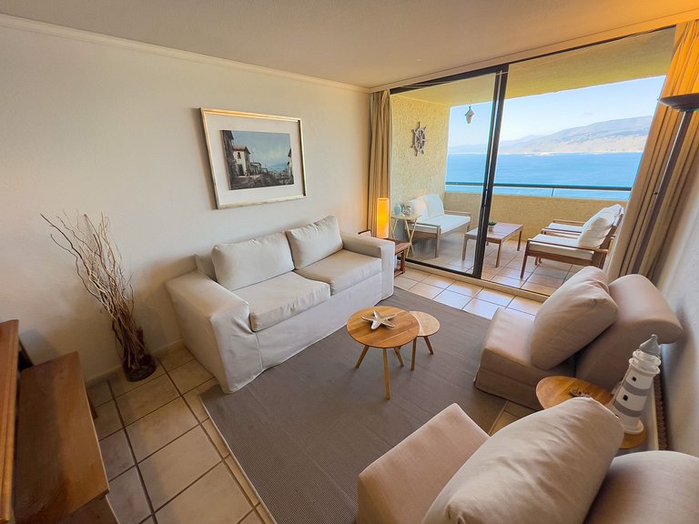 Maravilloso depto. para 5 - vista al mar