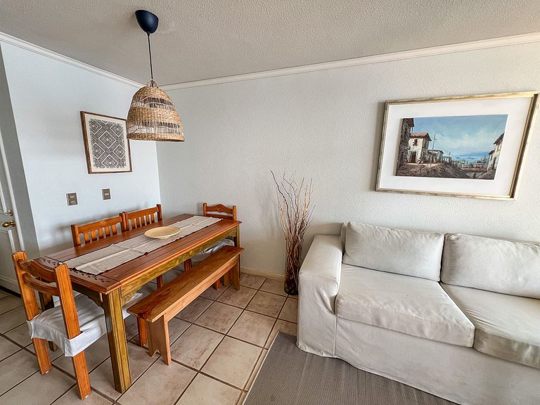 Maravilloso depto. para 5 - vista al mar