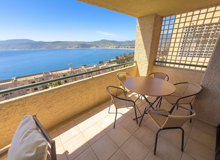 Maravilloso depto. para 5 - vista al mar