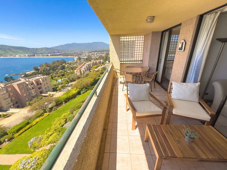 Maravilloso depto. para 5 - vista al mar