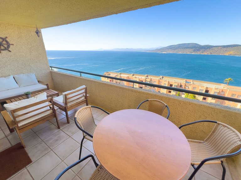 Maravilloso depto. para 5 - vista al mar