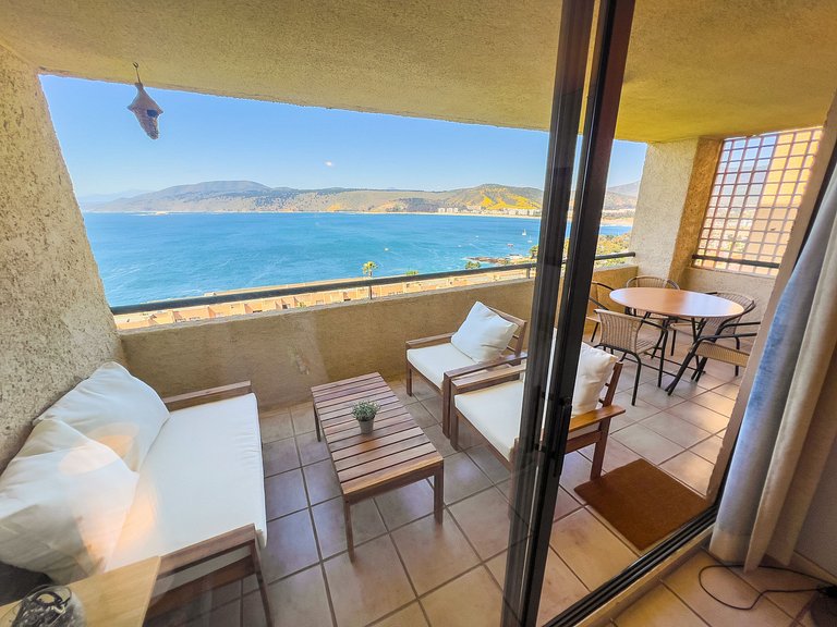 Maravilloso depto. para 5 - vista al mar