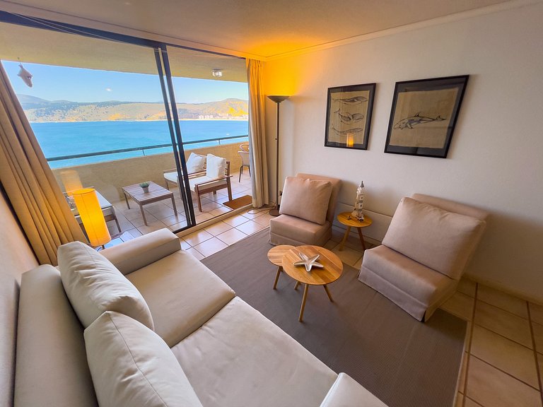 Maravilloso depto. para 5 - vista al mar