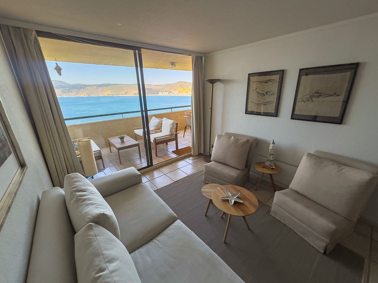 Maravilloso depto. para 5 - vista al mar