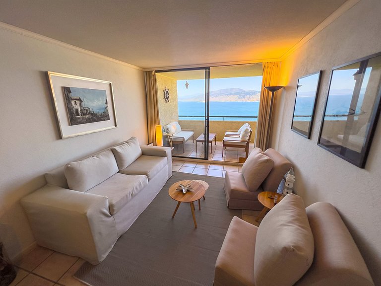 Maravilloso depto. para 5 - vista al mar