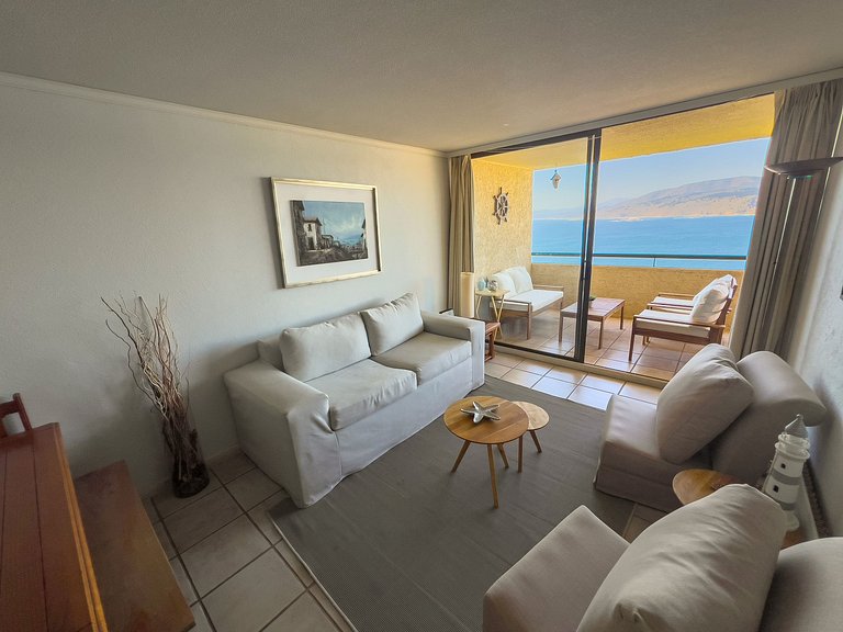 Maravilloso depto. para 5 - vista al mar