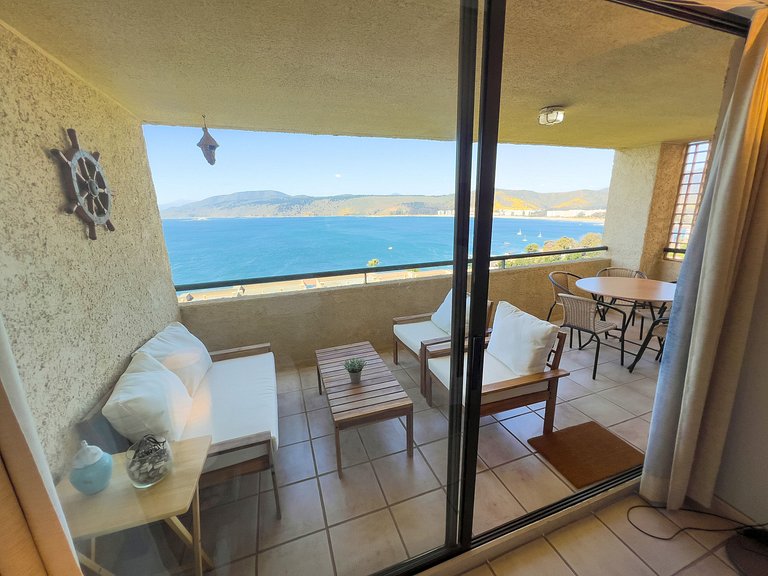 Maravilloso depto. para 5 - vista al mar