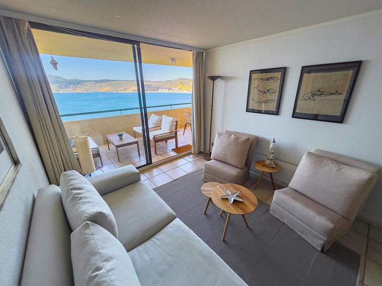 Maravilloso depto. para 5 - vista al mar