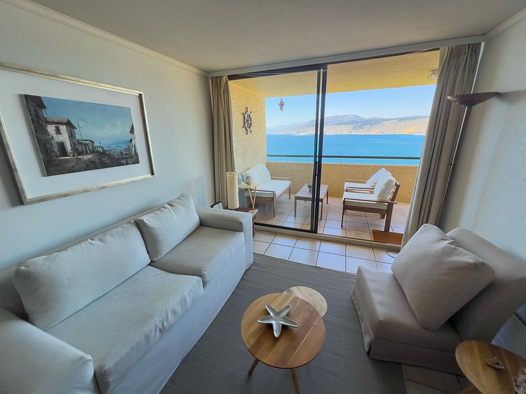 Maravilloso depto. para 5 - vista al mar