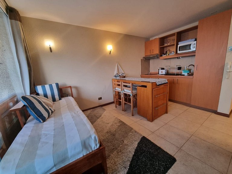 Encanto costero: depto. Bahía Pelícanos para 2