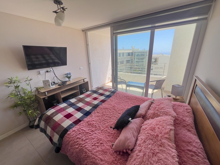 Depto para 2 en Reñaca - Vista al Mar y céntrico