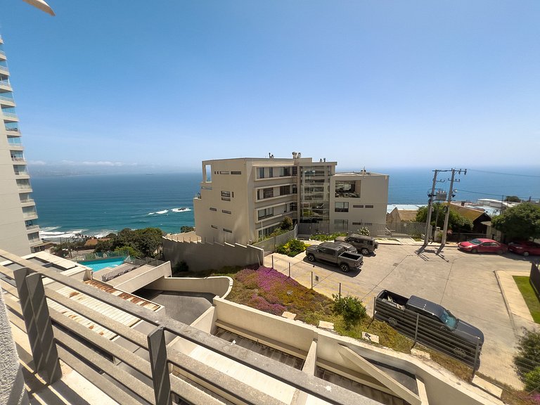 Depto para 2 en Reñaca - Vista al Mar y céntrico