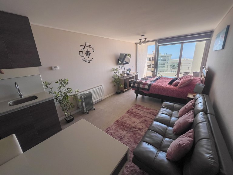 Depto para 2 en Reñaca - Vista al Mar y céntrico