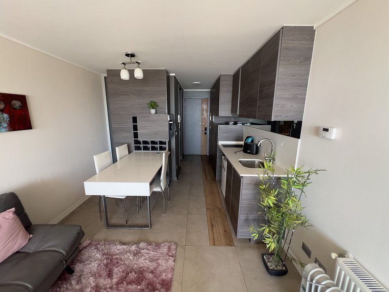 Depto para 2 en Reñaca - Vista al Mar y céntrico