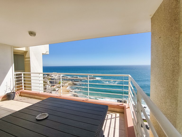 Wonderful sea view Euromarina building, Reñaca Cochoa