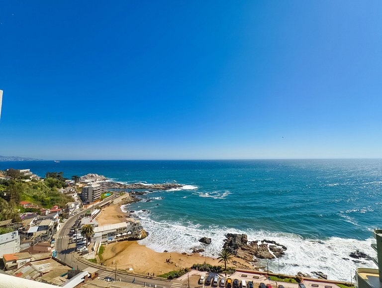 Wonderful sea view Euromarina building, Reñaca Cochoa