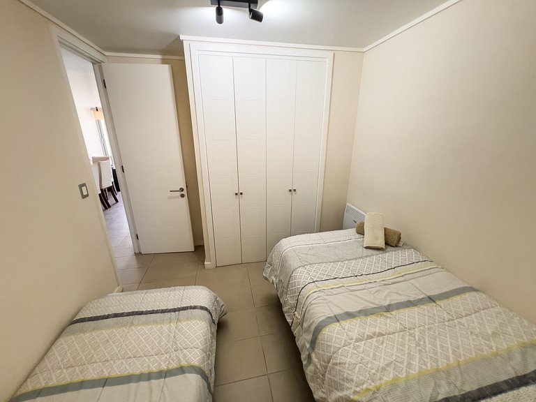 Depto grande con amplia terraza para 5 personas