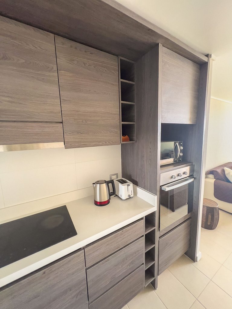 Depto grande con amplia terraza para 5 personas