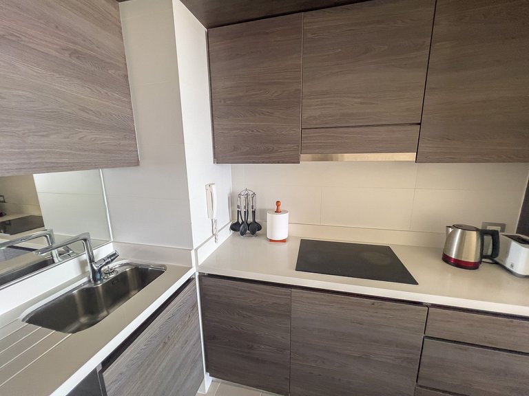 Depto grande con amplia terraza para 5 personas