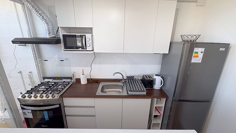 Dpto para 6 en Villarrica con vista lago y volcán