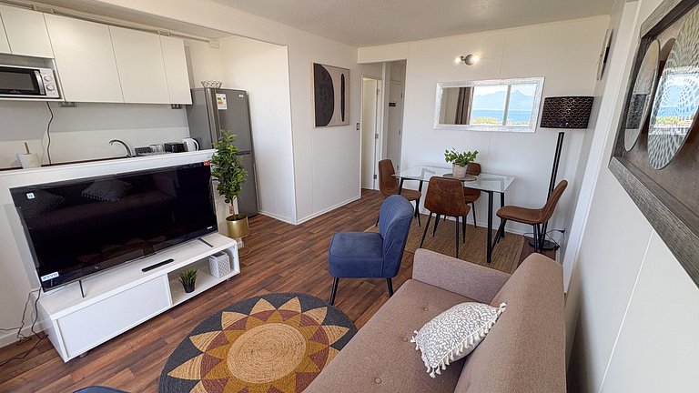 Dpto para 6 en Villarrica con vista lago y volcán