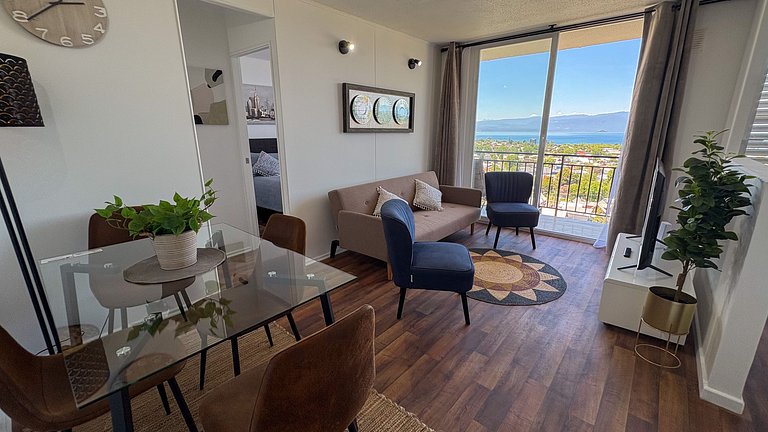 Dpto para 6 en Villarrica con vista lago y volcán