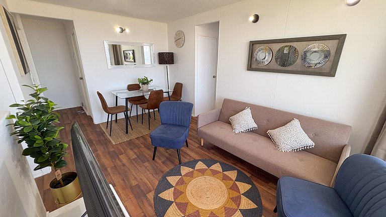 Depto para 6 en Villarrica con vista lago y volcán