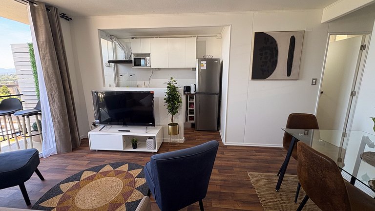 Dpto para 6 en Villarrica con vista lago y volcán