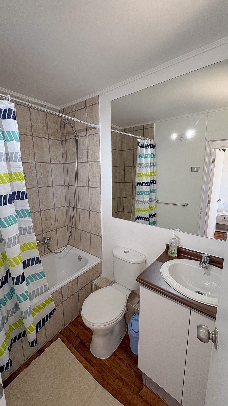 Dpto para 6 en Villarrica con vista lago y volcán