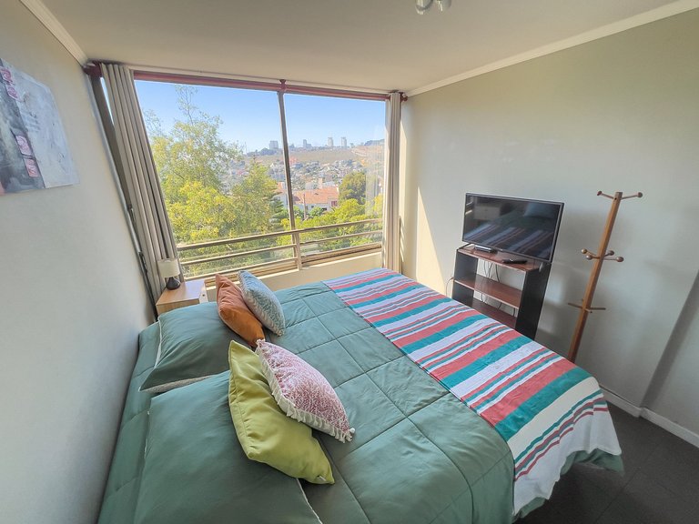 Cómodo y familiar depto. en Reñaca para 4