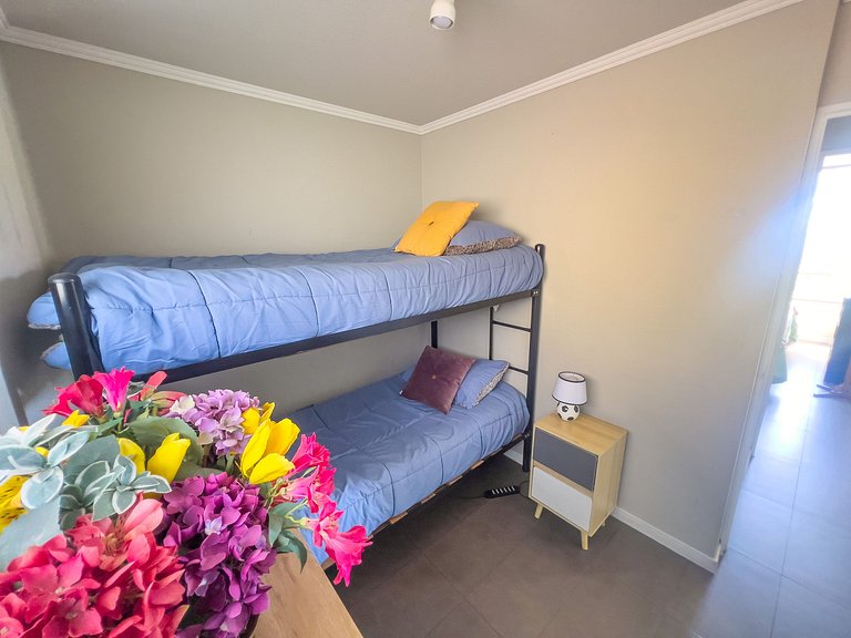 Cómodo y familiar depto. en Reñaca para 4