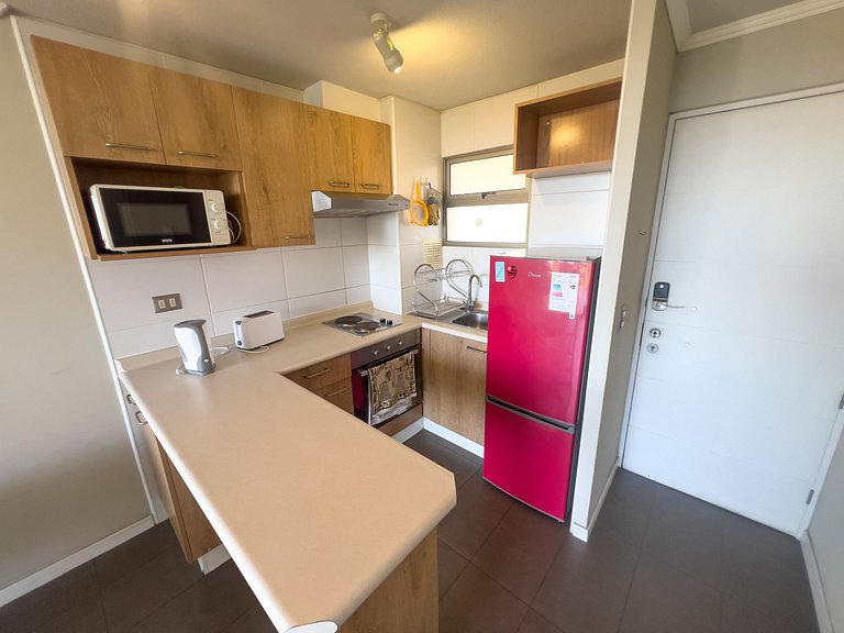 Cómodo y familiar depto. en Reñaca para 4