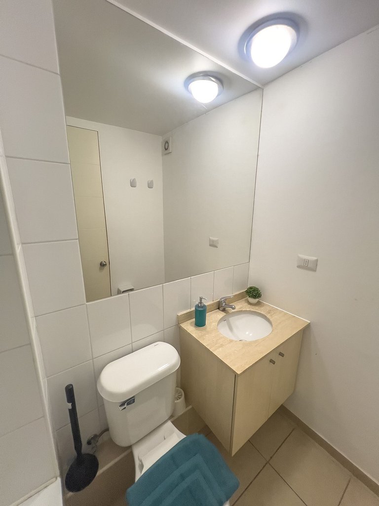 Depto para 5 con vista al mar a pasos de la playa