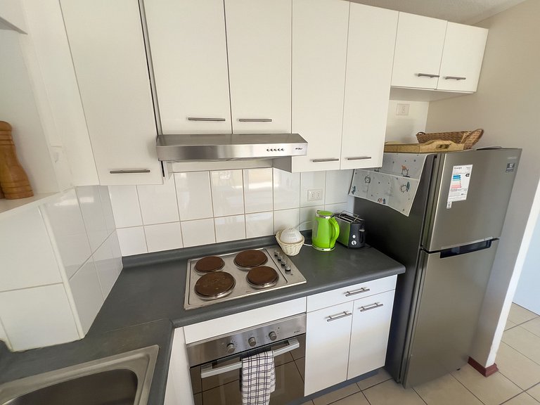 Depto para 5 con vista al mar a pasos de la playa