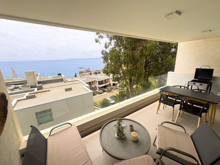 Mar y encanto en Concón - Depto para 4