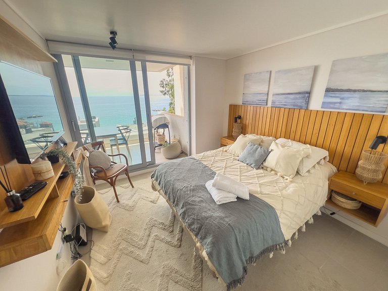 Mar y encanto en Concón - Depto para 4