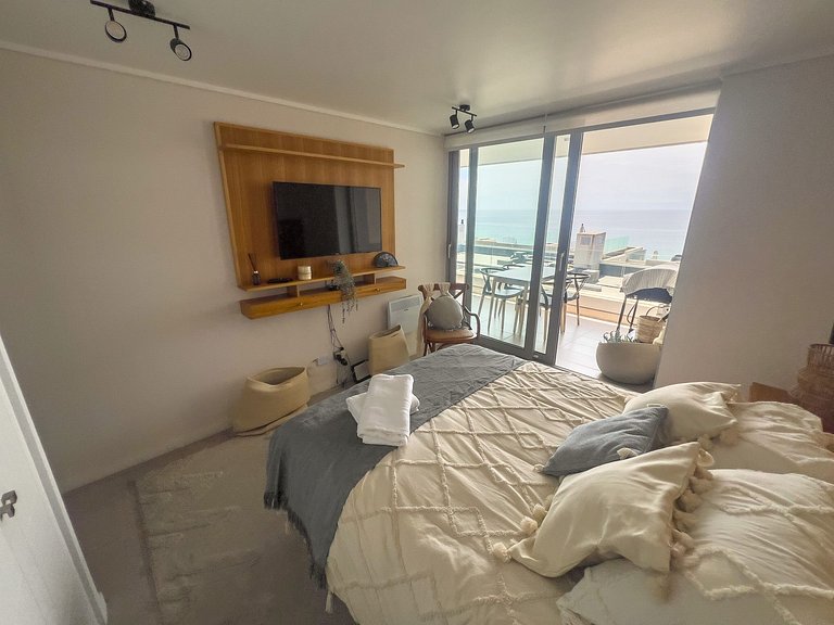 Mar y encanto en Concón - Depto para 4