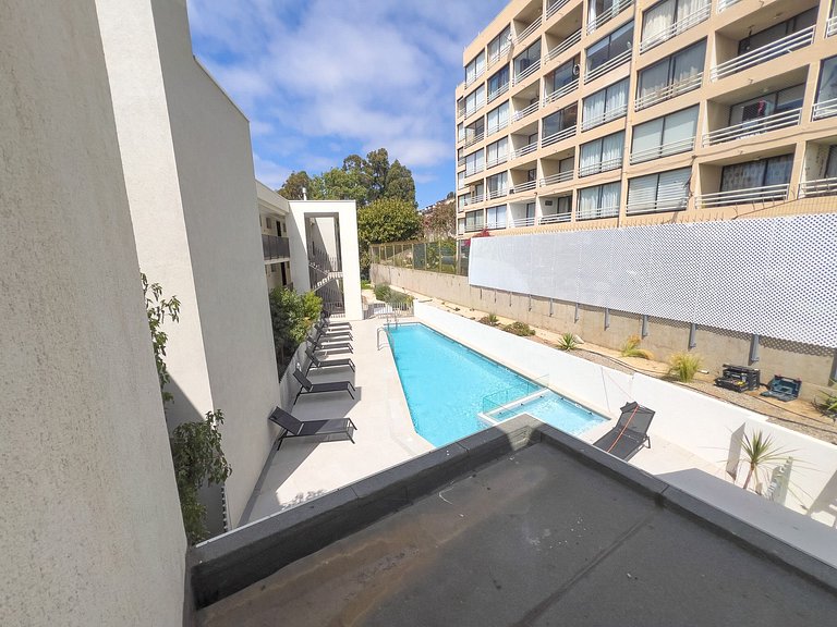 Mar y encanto en Concón - Depto para 4