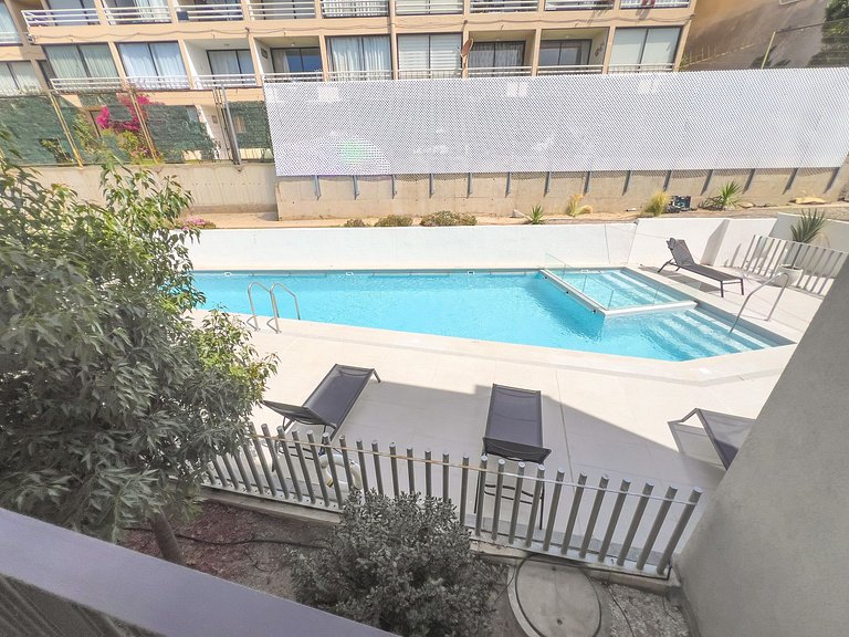 Mar y encanto en Concón - Depto para 4