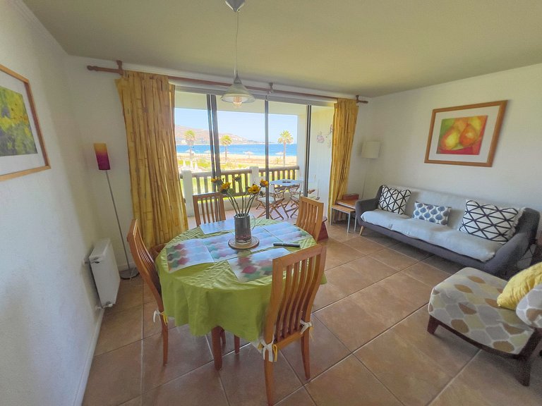 Disfruta Punta Puyai: frente al mar 4 personas