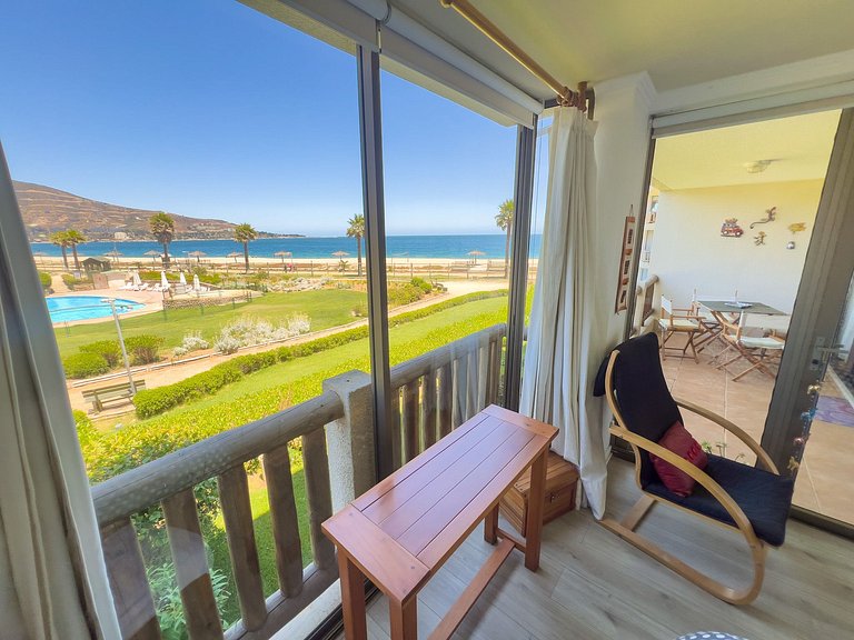 Disfruta Punta Puyai: frente al mar 4 personas