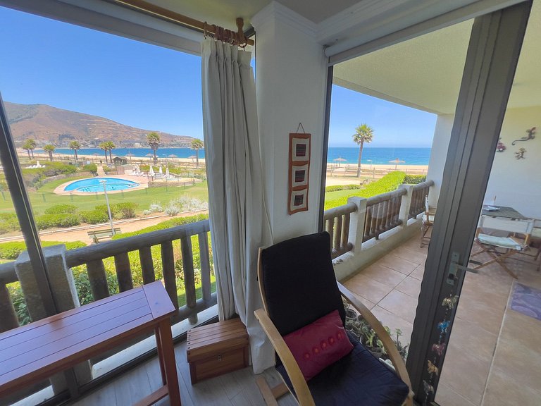 Disfruta Punta Puyai: frente al mar 4 personas