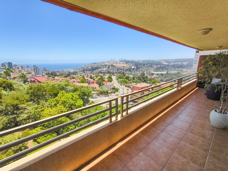 Escapada familiar en Reñaca dpto. para 4 personas