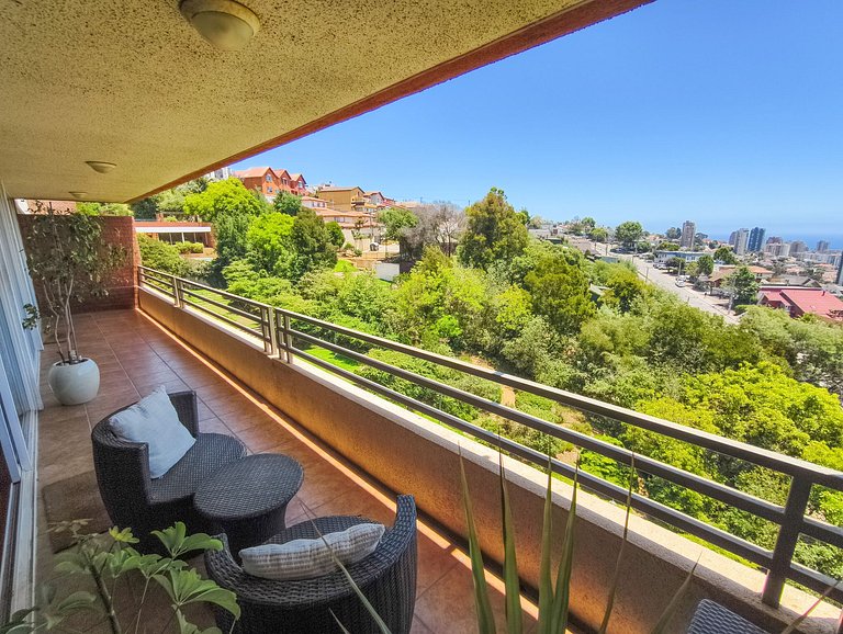 Escapada familiar en Reñaca dpto. para 4 personas