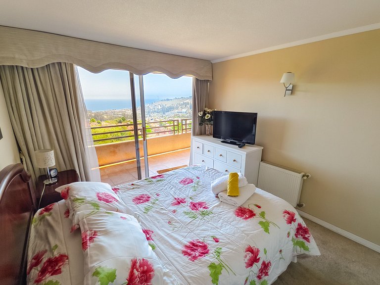 Escapada familiar en Reñaca dpto. para 4 personas