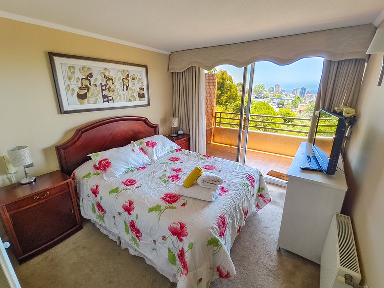 Escapada familiar en Reñaca dpto. para 4 personas